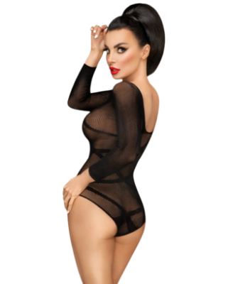 Body fantaisie noir manches longues High on love 